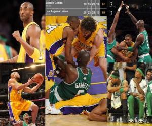 Puzzle Τελικοί του ΝΒΑ 2009-10, Παιχνίδι 6, Boston Celtics 67 - Los Angeles Lakers 89